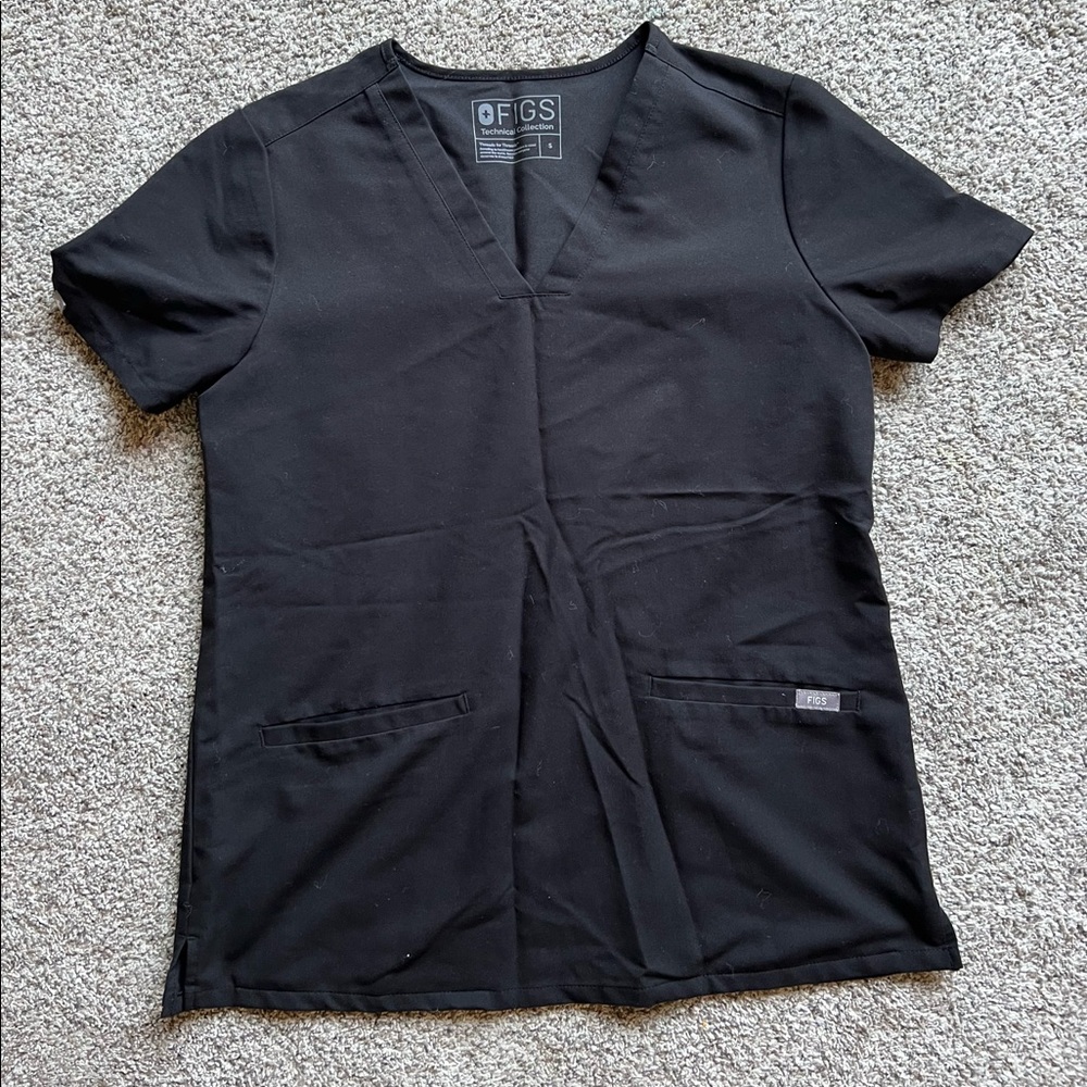 Black Figs Scrub Top